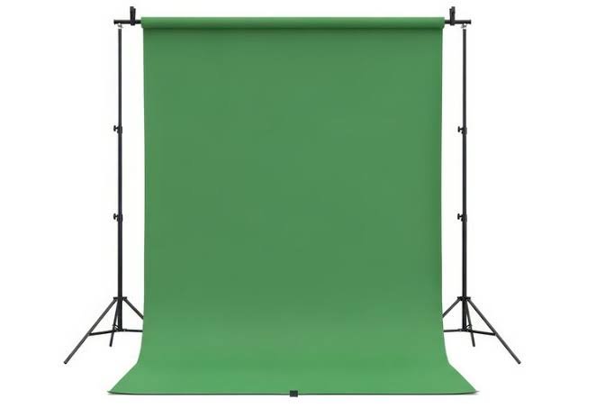 Green Screen Studio Backdrop 3x6 Meter + Stand Rig